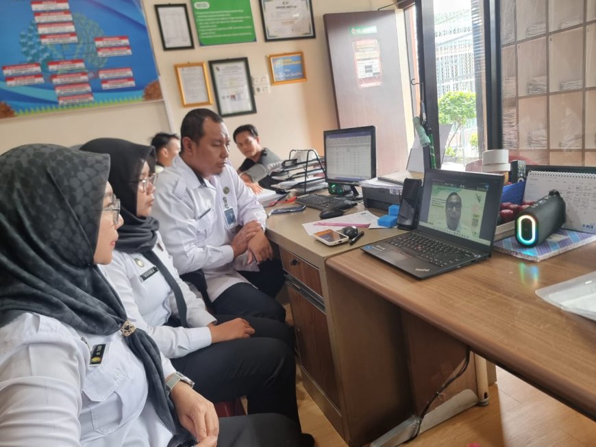 Lapas Pekanbaru Ikuti Rapat Koordinasi Pembaruan Tim ULD dan Monitoring Data Penyandang Disabilitas