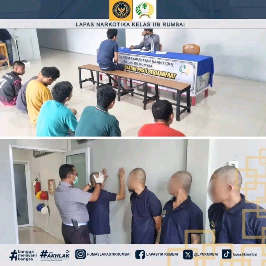 Lapas Narkotika Rumbai Kembali Terima Mutasi Warga Binaan Dari Rutan Siak