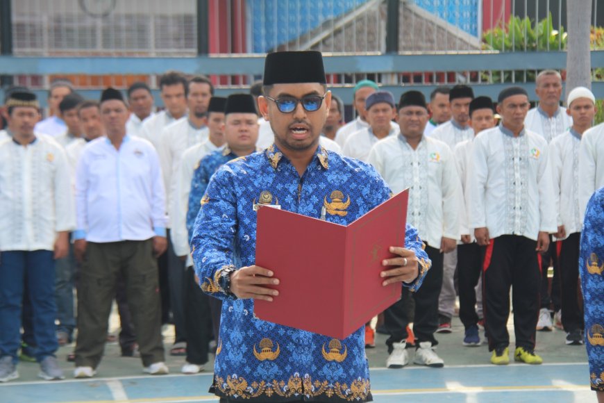 Lapas Kelas IIA Pekanbaru Gelar Upacara Sumpah Pemuda ke-97 Tahun 2025