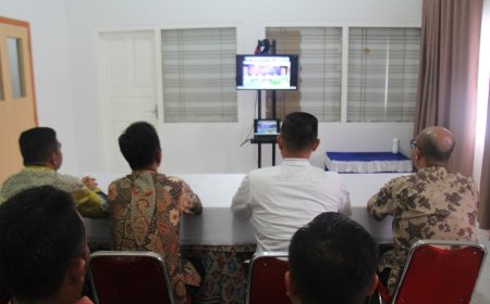 Lapas Pekanbaru Ikuti Kick Off Peringatan Hari Bhakti Kementerian Imipas 2025