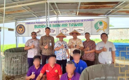 Panen Raya Lapas Narkotika Rumbai, Wujudkan Pemberdayaan Warga Binaan