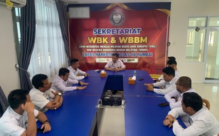 Lapas Narkotika Kelas IIB Rumbai Tingkatkan Kualitas Layanan Kunjungan dan Perkuat Pengawasan Keamanan