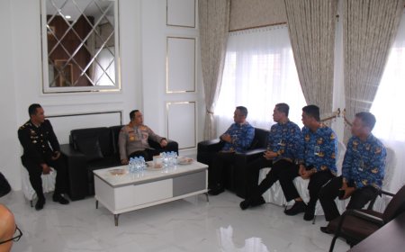 Perkuat Silaturahmi, Kapolresta Pekanbaru Kunjungi Lapa Kelas IIA Pekanbaru