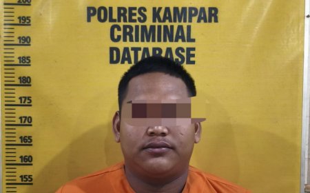 Satreskrim Polres Kampar Tangkap Pelaku Pengeroyokan di Desa Sinama Nenek