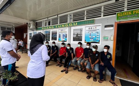 Lapas Kelas IIA Pekanbaru Gelar Penyuluhan Obat Anti Tuberkolsis (OAT) Kepada Warga Binaan
