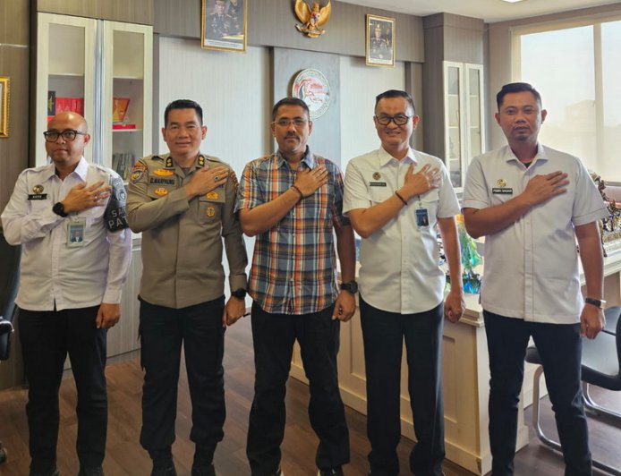 Berantas Narkoba, Kalapas Pekanbaru Temui Diresnarkoba Polda Riau