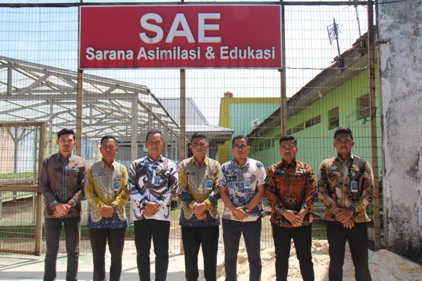 Lapas Pekanbaru Terima Kunjungan Studi Tiru Dari Rutan Padang