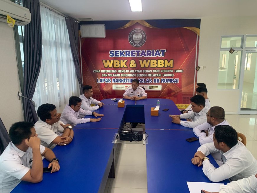 Lapas Narkotika Kelas IIB Rumbai Tingkatkan Kualitas Layanan Kunjungan dan Perkuat Pengawasan Keamanan