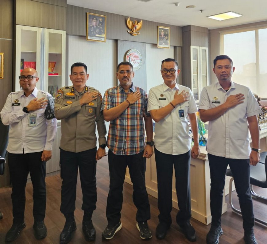 Berantas Narkoba, Kalapas Pekanbaru Temui Diresnarkoba Polda Riau