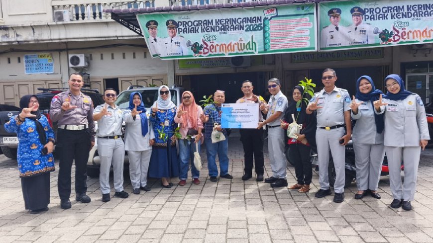 Hari Pertama Operasi Zebra 2025, Samsat Riau Hadir Dekat Wajib Pajak: Edukasi, Layanan, dan Peduli Lingkungan