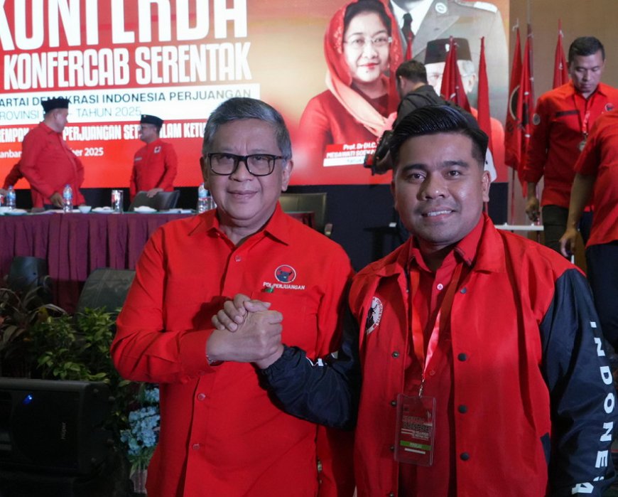 Zulkardi Dilantik Dalam Kepengurusan Baru DPD PDIP Riau