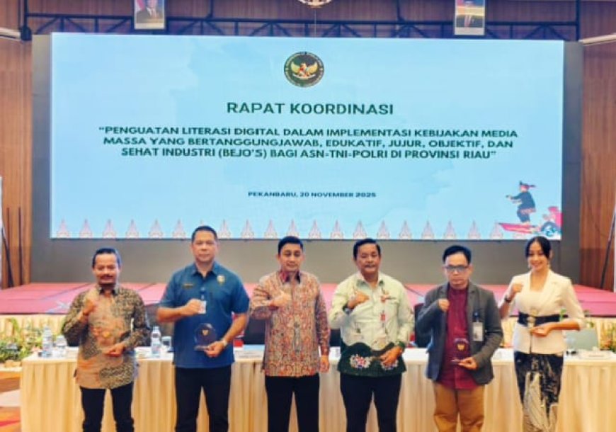 Riau Menuju Ruang Digital yang Aman, Kemenko Polkam Gelar Rapat Koordinasi