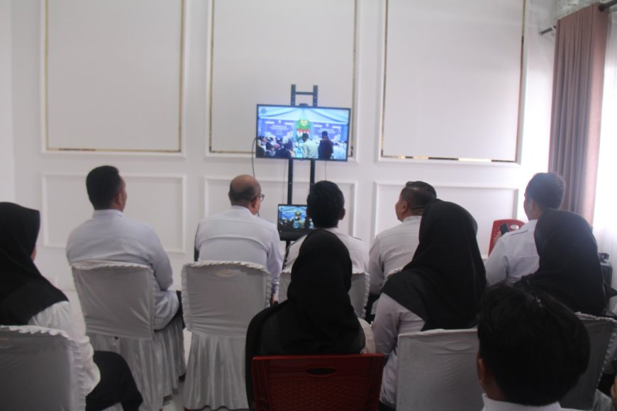 42 Orang Peserta Magang Lapas Pekanbaru Ikuti Kick Off Pemagangan Nasioanal Batch II