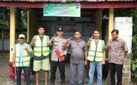 Bupati Rohul Ajak Seluruh Desa di Rohul Contoh Bhabinkamtibmas Koto Tinggi