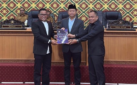 DPRD Pelalawan Gelar Paripurna Penyampaian KUA–PPAS APBD 2026