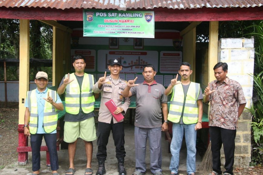 Bupati Rohul Ajak Seluruh Desa di Rohul Contoh Bhabinkamtibmas Koto Tinggi