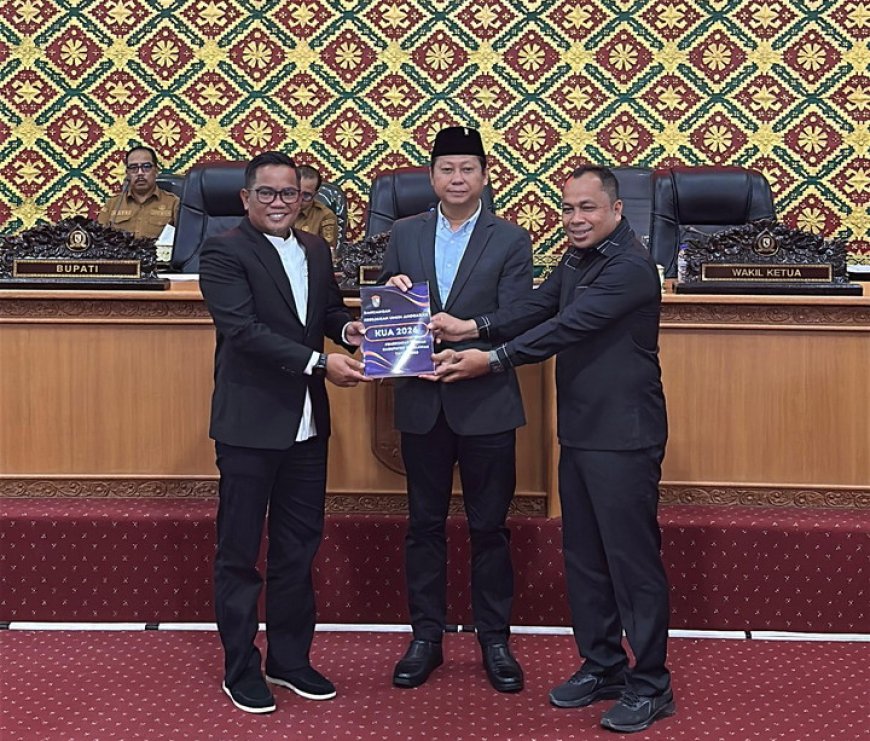 DPRD Pelalawan Gelar Paripurna Penyampaian KUA–PPAS APBD 2026