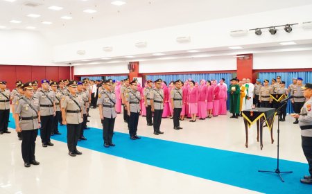 Gelar Sertijab Polda Riau di Pimpin Oleh Kapolda Riau, dan Berikut Daftar PJU Polda Baru