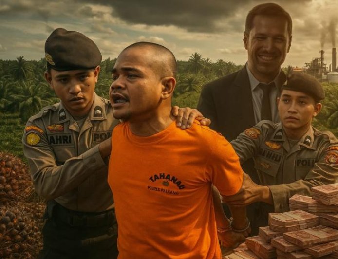 Demo Perusahaan Sawit Singapura, Aktivis Anti Korupsi Dibui Polda Riau