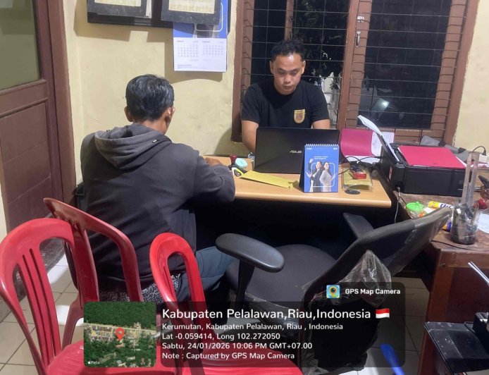 Polsek Kerumutan Ungkap Kasus Pencurian Buah Kelapa Sawit di PT Sari Lembah Subur