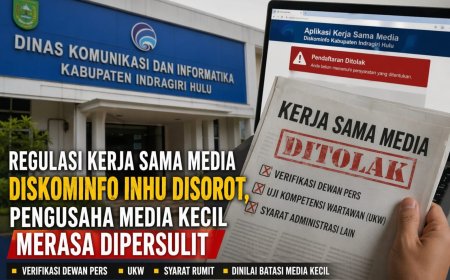 Regulasi Kerja Sama Media Diskominfo Inhu Disorot, Pengusaha Media Kecil Merasa Dipersulit