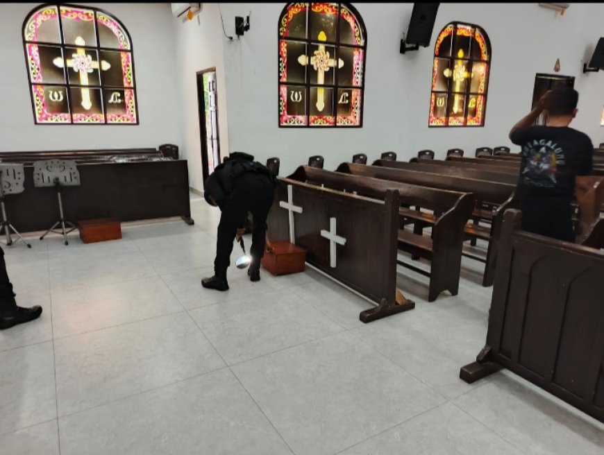 Tim JIBOM Sat Brimob Polda Gelar Pengamanan Jumat Agung