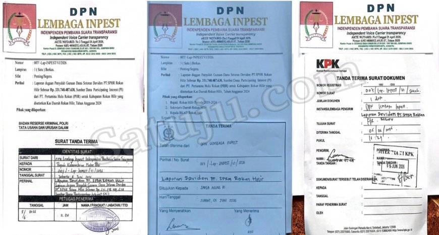 Sidang Kasus PI Rohil Berjalan: INPEST Lporkan Dugaan Penyimpangan Dividen PT SPRH